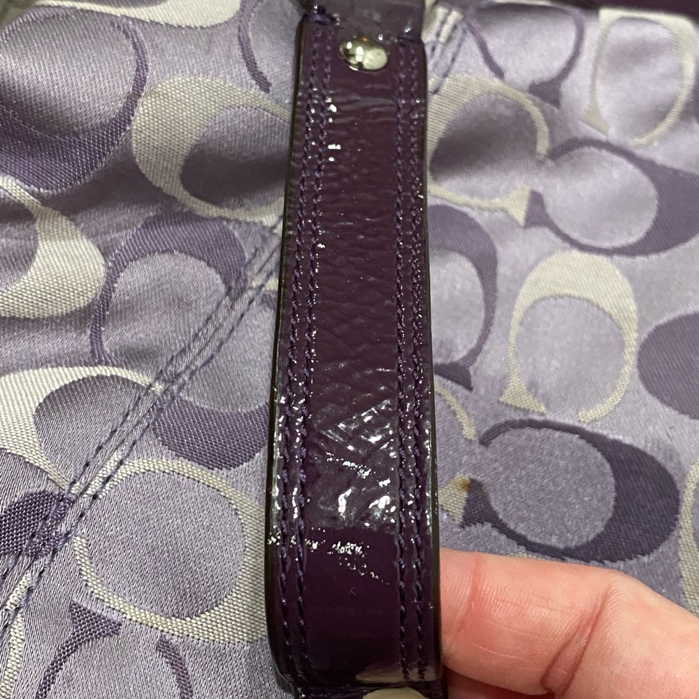 Purple Coach Crossbody - Picture 6 of 9